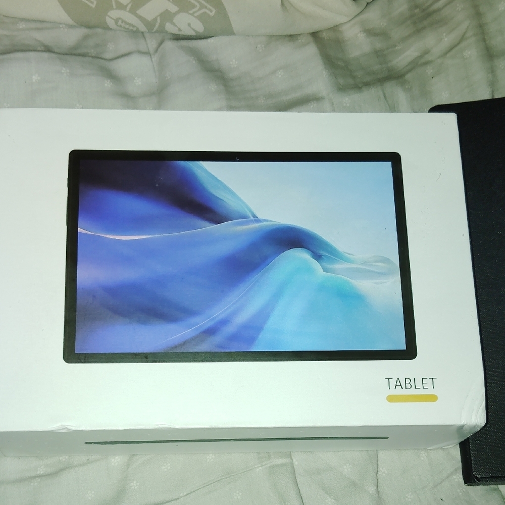 Tablet with Blue Display
